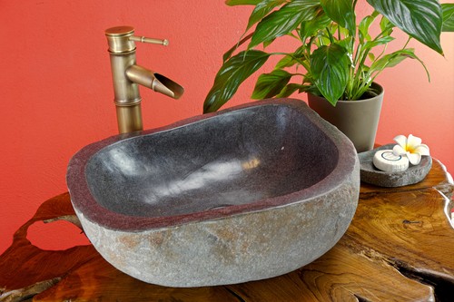 River stone sink 50cm - sink, 20-50cm